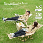 MOBI GARDEN Folding Lazy Chair with Leg Rest
