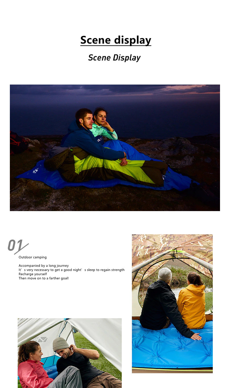 MOBI GARDEN 6CM 1P Automatic Inflatable Sleeping Pad