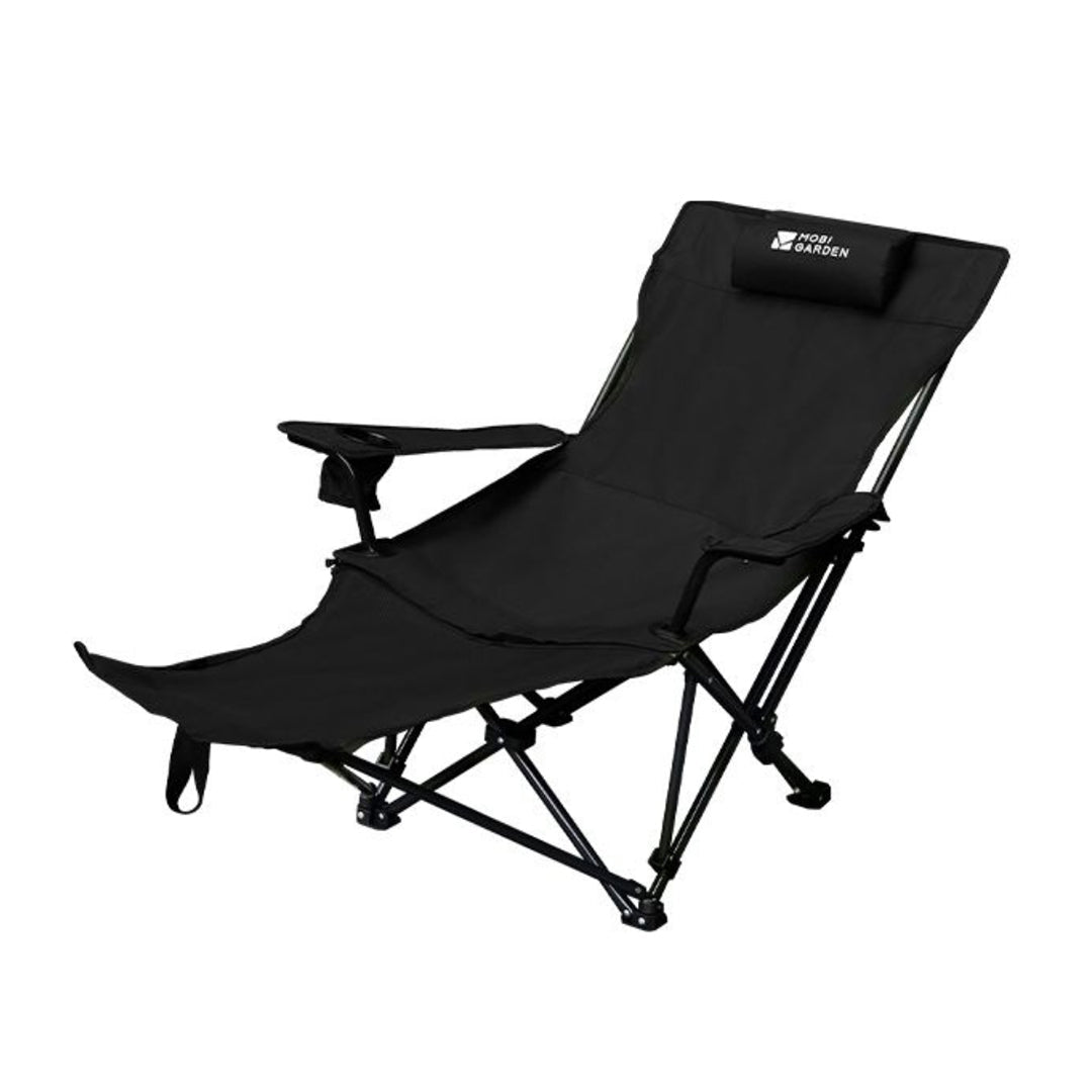 MOBI GARDEN Folding Lazy Chair with Leg Rest