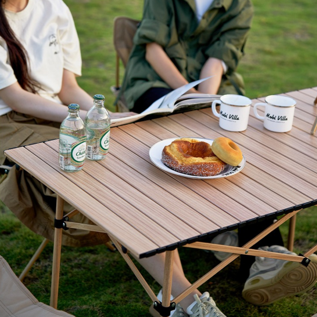 MOBI GARDEN ShanXiang Folding Egg Roll Table – L