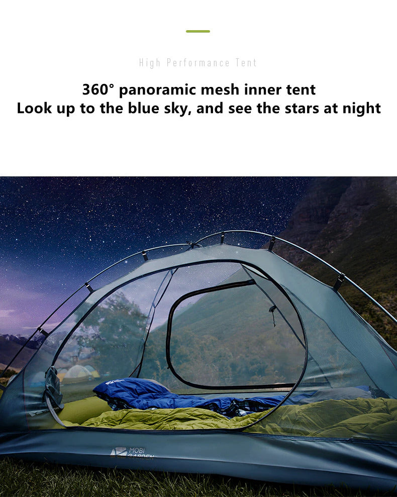 MOBI GARDEN Double Layer 4P Camping Tent