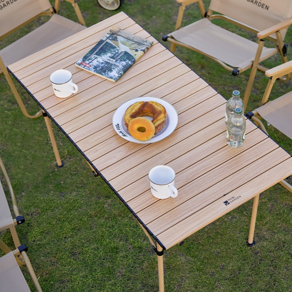 MOBI GARDEN ShanXiang Folding Egg Roll Table – L