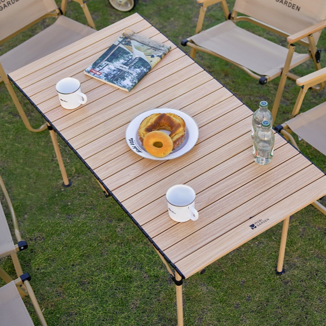 MOBI GARDEN ShanXiang Folding Egg Roll Table – L