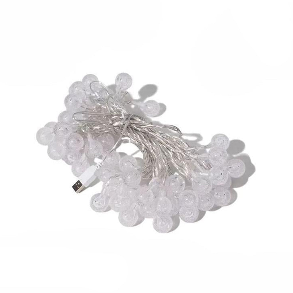 MOBI GARDEN Crystal Ball LED String Lights 10M
