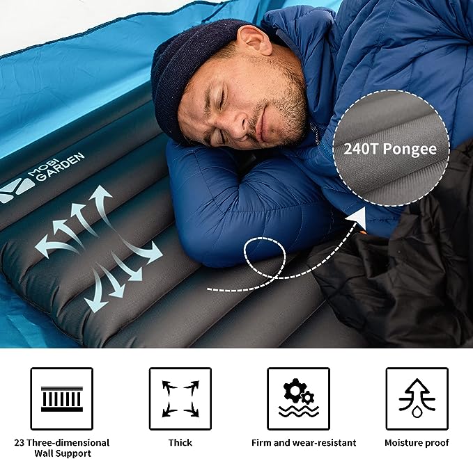 MOBI GARDEN Inflatable Sleeping Pad 1P
