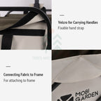 MOBI GARDEN Camping Trolley Wagon 100L