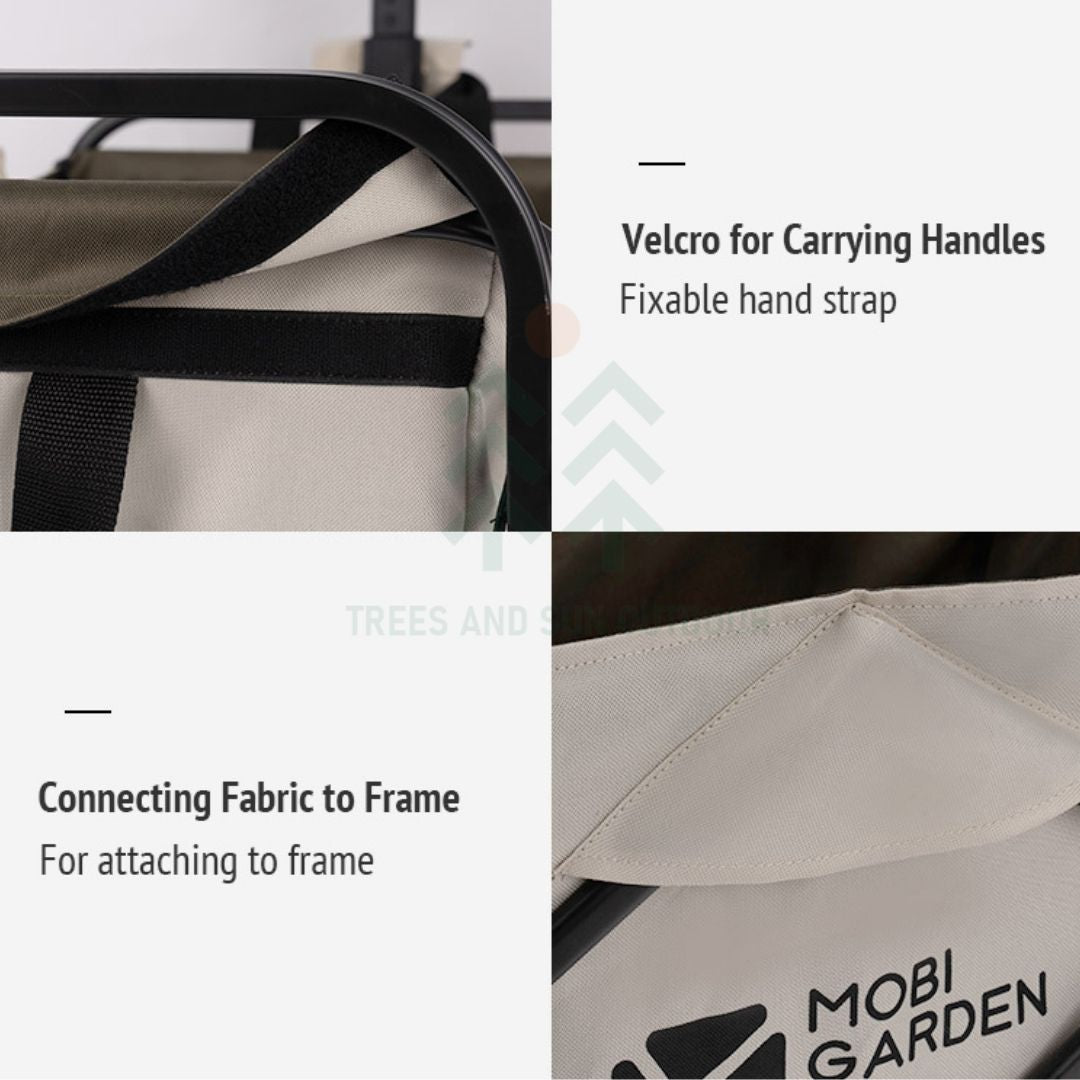 MOBI GARDEN Camping Trolley Wagon 100L