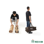 MOBI GARDEN Glamping Wood Roll Table – L