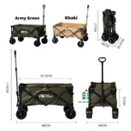 MOBI GARDEN Camping Wagon Trolley 140L