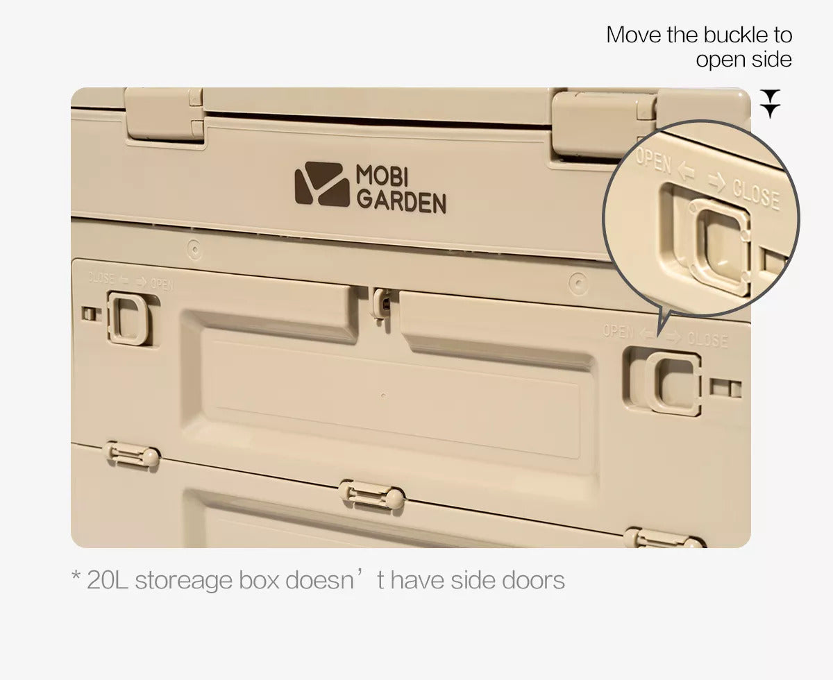 MOBI GARDEN Folding Camping Storage Box 80L