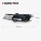 SWISS TECH Sea Horse Black Multi-Function Cutter Mini KF1001