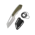 SWISS TECH Fixed Blade Army Green Straight Blade Portable J0200021