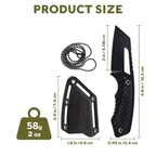 SWISS TECH Fixed Blade Army Green Straight Blade Portable J0200021