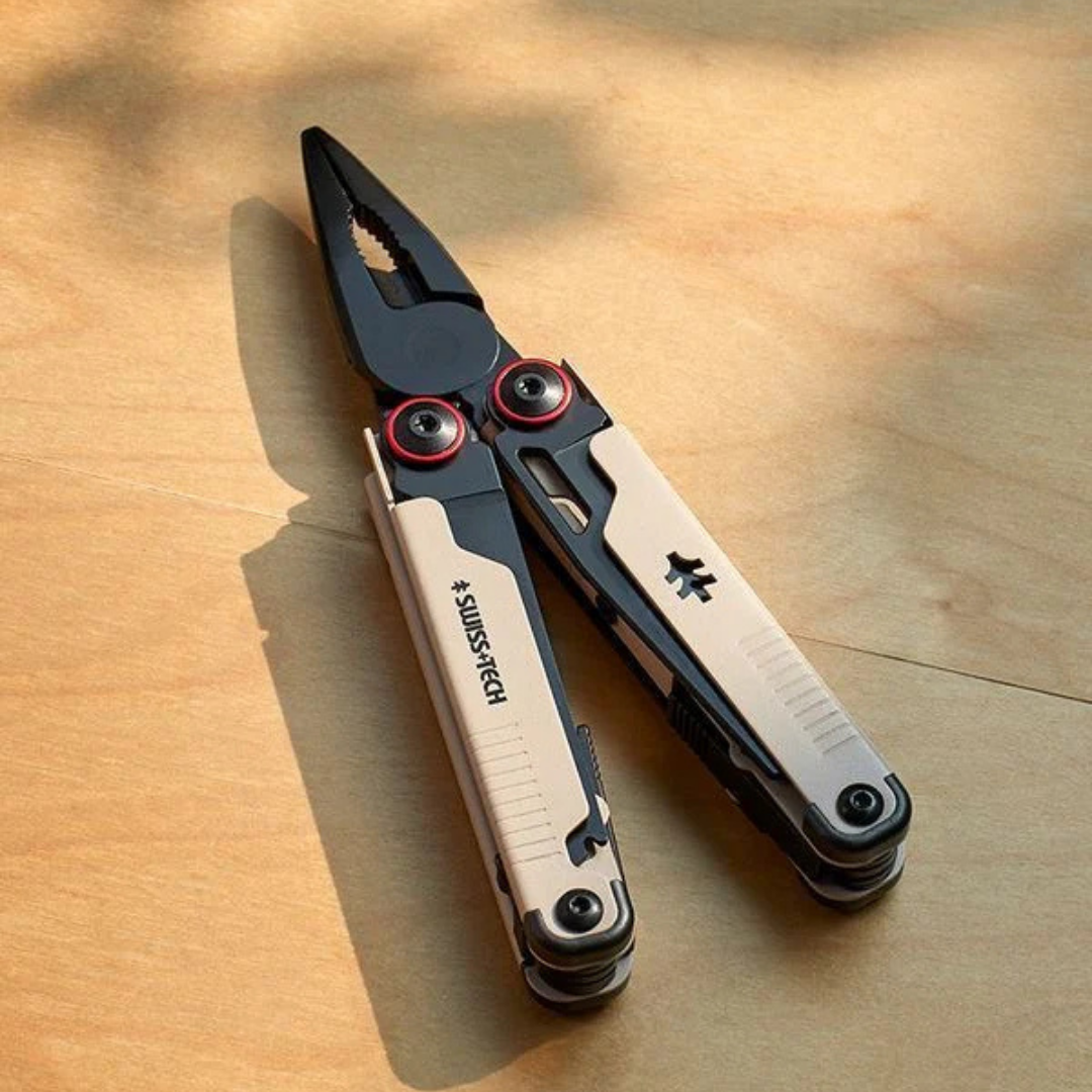 SWISS TECH Chameleon 16 in 1 Cream Multi-Functional Pliers ML2034