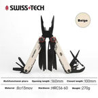 SWISS TECH Chameleon 16 in 1 Cream Multi-Functional Pliers ML2034