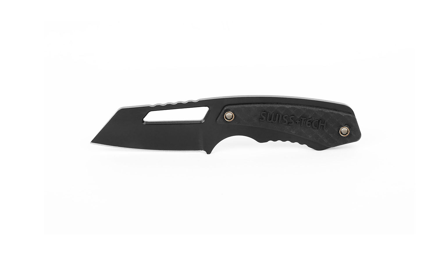 SWISS TECH Fixed Blade Black Straight Blade Portable J0200020