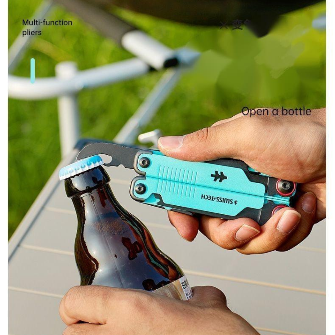 SWISS TECH Chameleon 16 in 1 Grey Multi-Functional Pliers ML2032