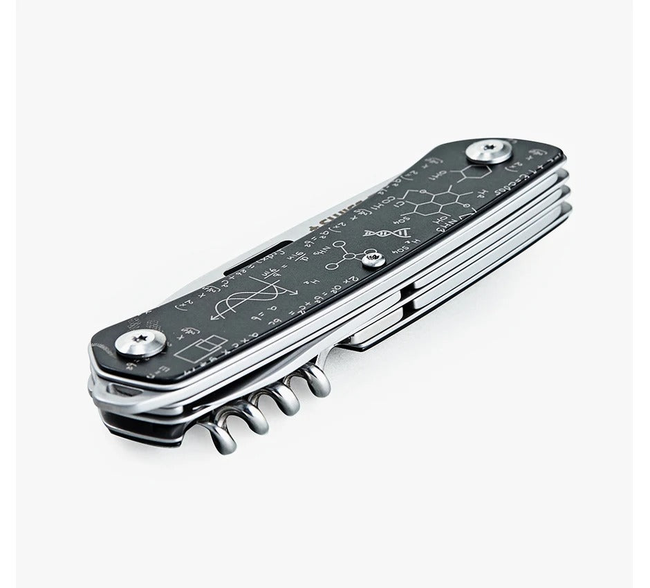 SWISS TECH Parrot 9 in 1 Black Folding Pocket Multi-tool Kit AK1002