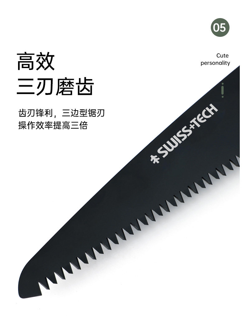 SWISS TECH Megalodon Folding Saw Compact Portable FC2001