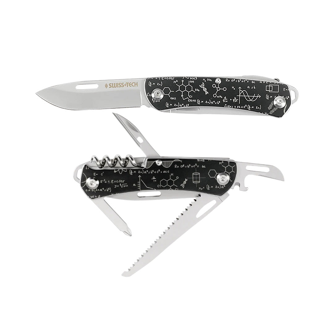 SWISS TECH Parrot 9 in 1 Black Folding Pocket Multi-tool Kit AK1002