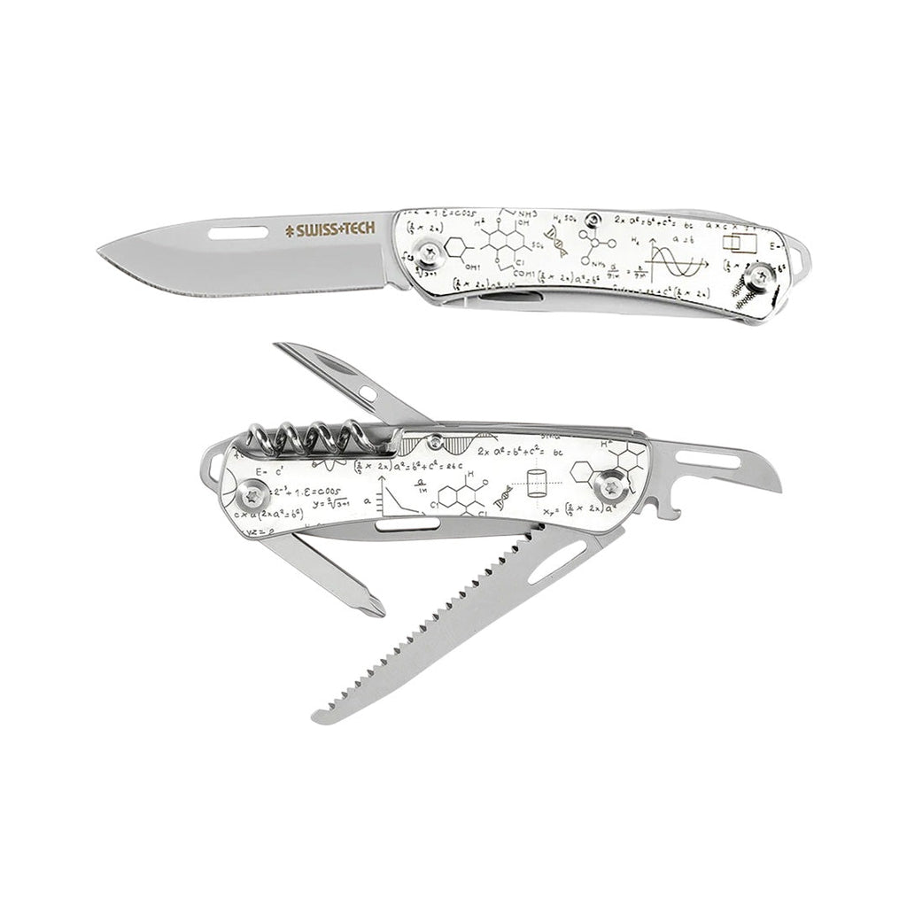 SWISS TECH Parrot 9 in 1 Silver Folding Pocket Multi-tool Kit AK1002