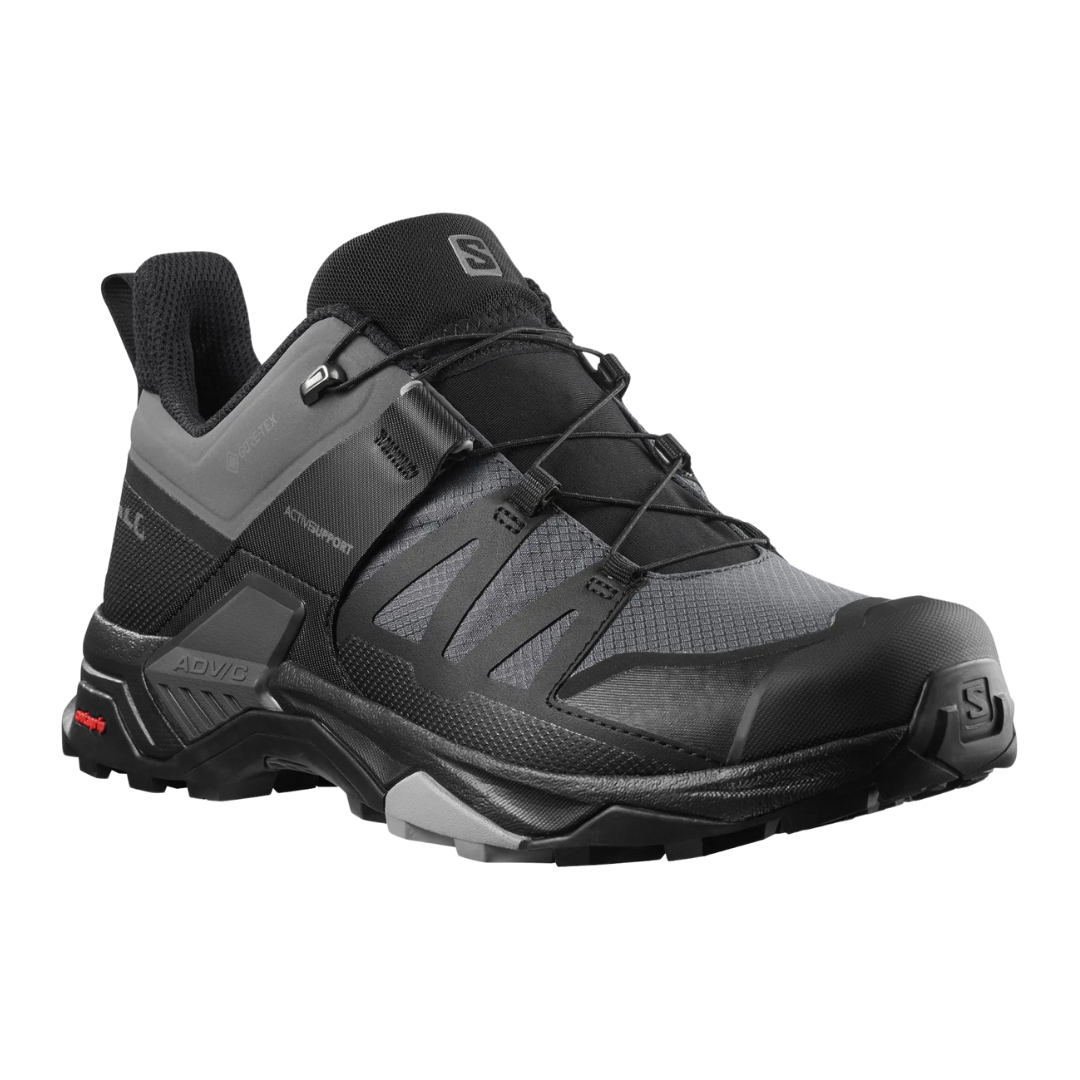 SALOMON Men's X Ultra 4 Goretex Shoes - Magnet/Black/Monument
