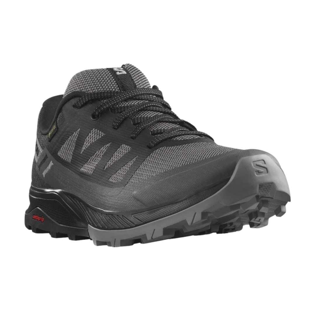 SALOMON Women's Outrise Goretex Shoes - Black/Magnet/Gull