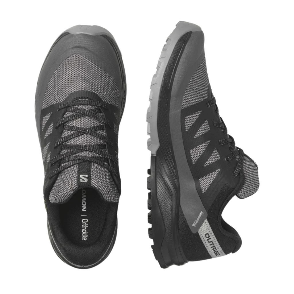 SALOMON Women's Outrise Goretex Shoes - Black/Magnet/Gull