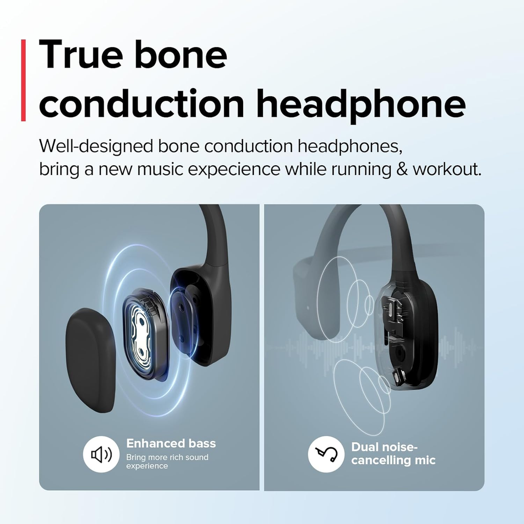 SUUNTO Sonic Open-Ear Bone Conduction Headphones
