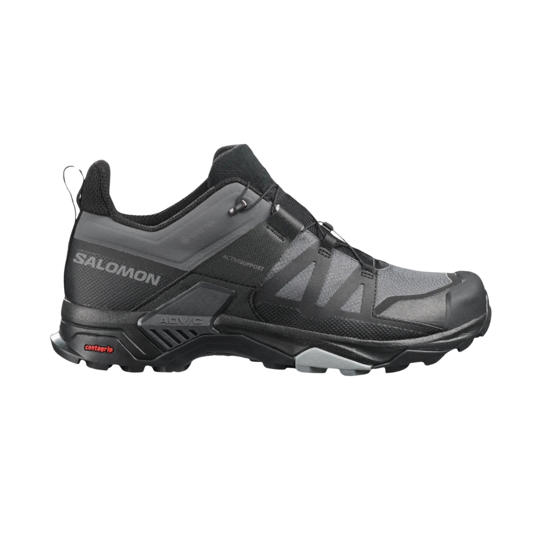 SALOMON Men's X Ultra 4 Goretex Shoes - Magnet/Black/Monument