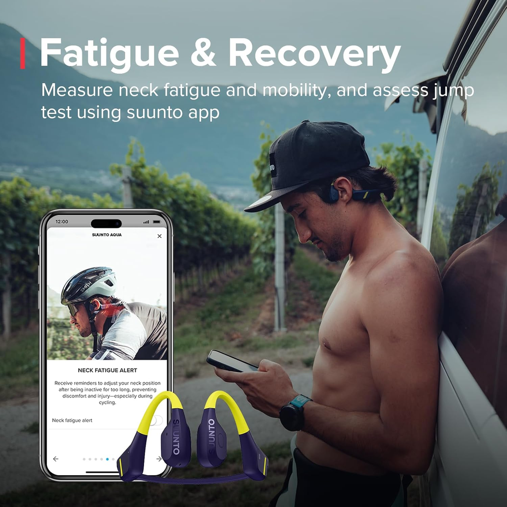 SUUNTO Aqua Open-Ear Swimming Bone Conduction Headphone