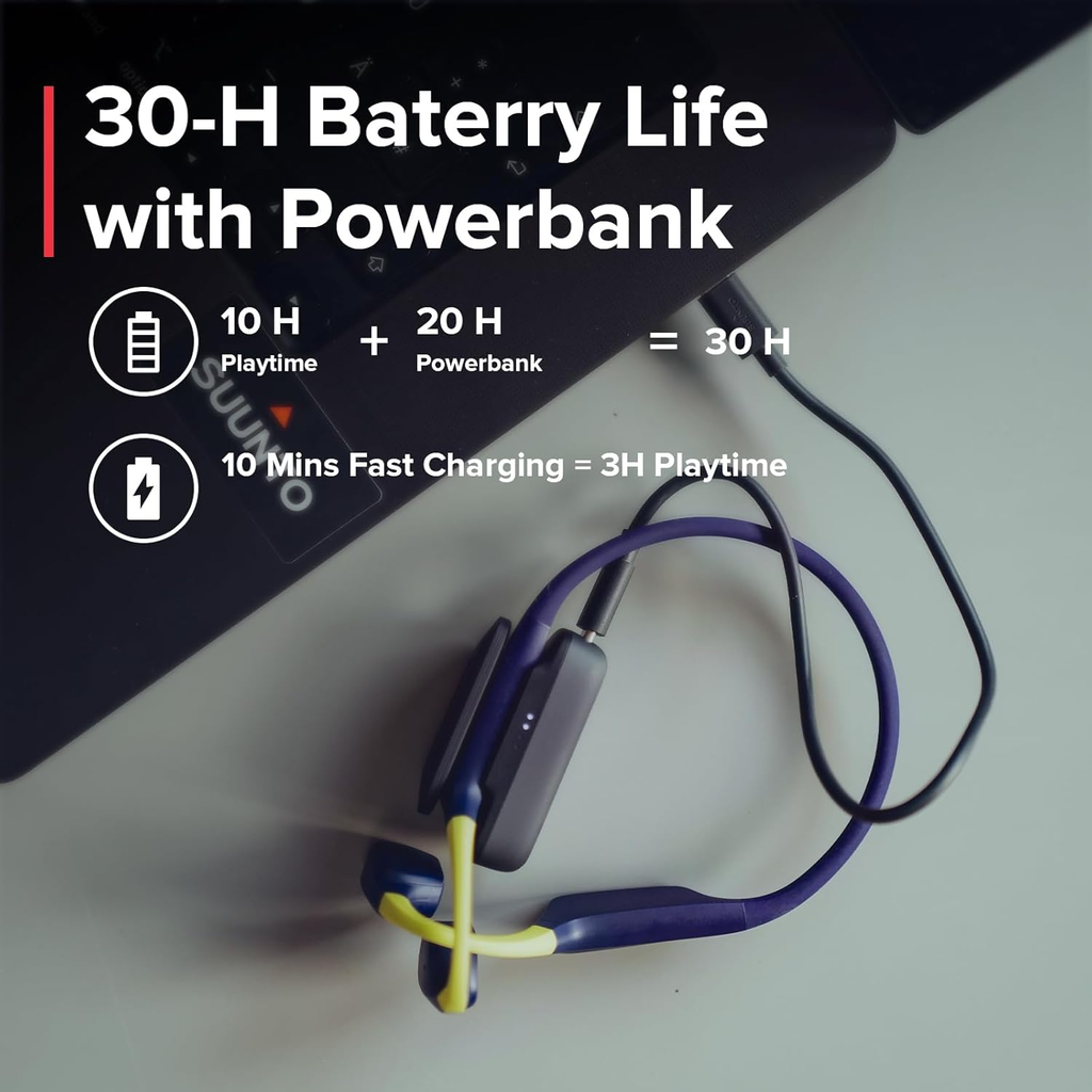 SUUNTO Aqua Open-Ear Swimming Bone Conduction Headphone