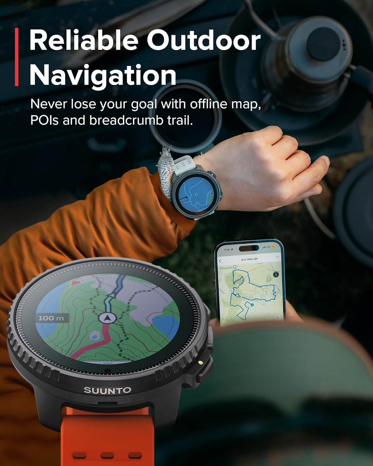 SUUNTO Vertical Steel Solar GPS Smartwatch