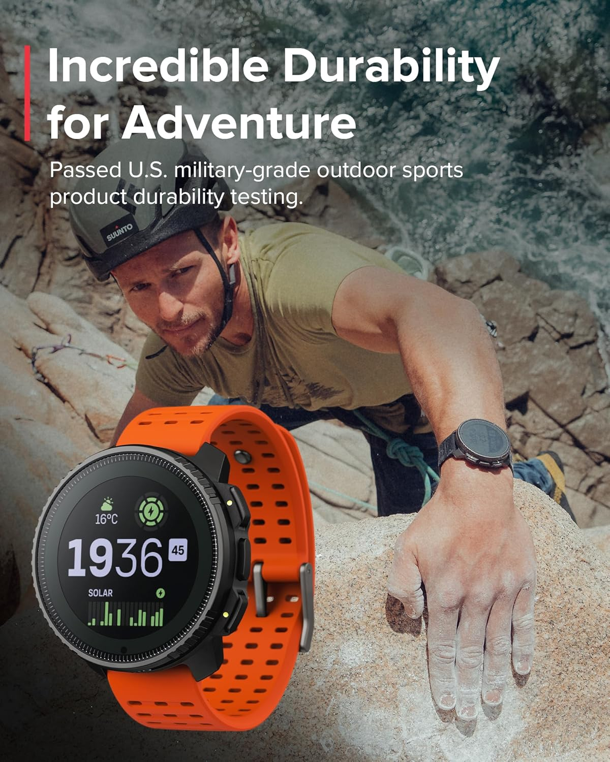 SUUNTO Vertical Steel Solar GPS Smartwatch