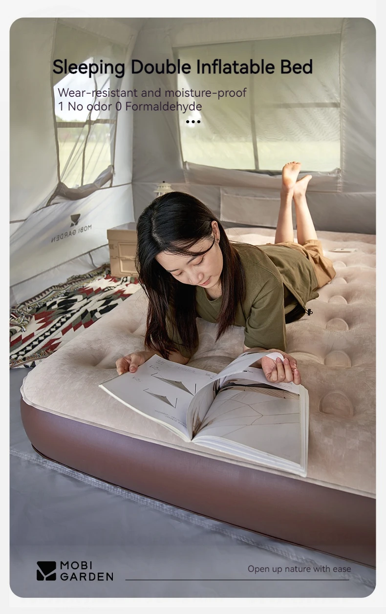 MOBI GARDEN Air Mat Inflatable Bed 2P