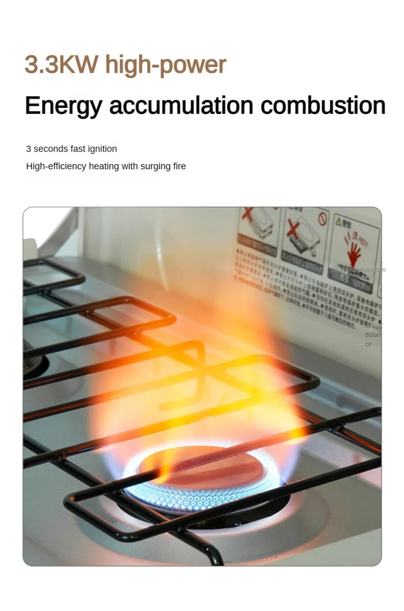 MOBI GARDEN Double-Headed Burner Gas Stove
