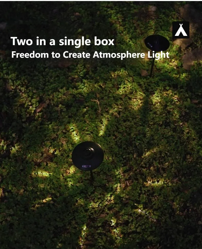 MOBI GARDEN Star Wish Ground Plug Light – Pack of 2