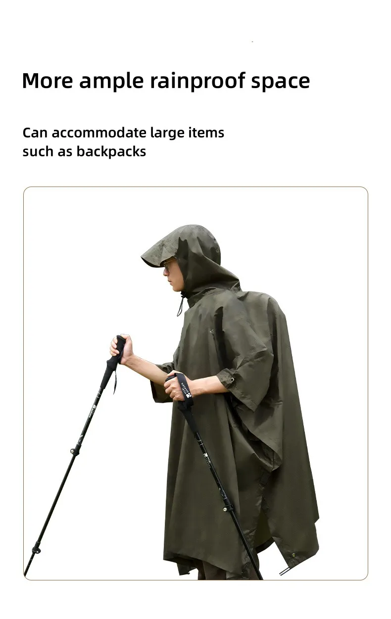 MOBI GARDEN Multifunctional Raincoat 3-in-1
