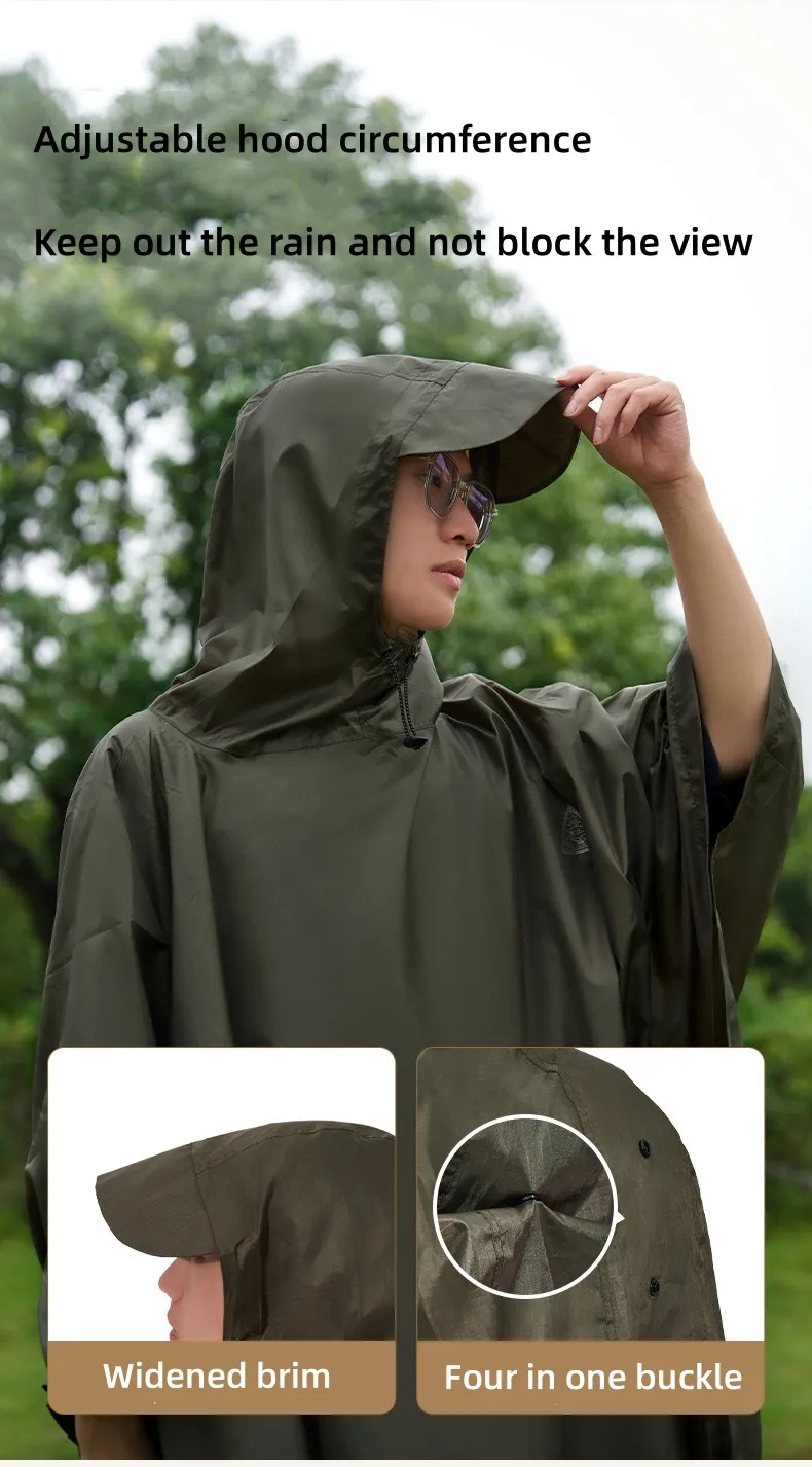 MOBI GARDEN Multifunctional Raincoat 3-in-1