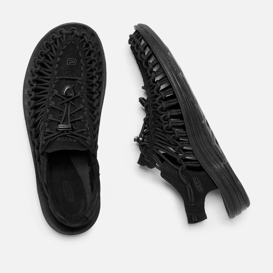 KEEN Men's Uneek Comfort Sandal - Black/Black