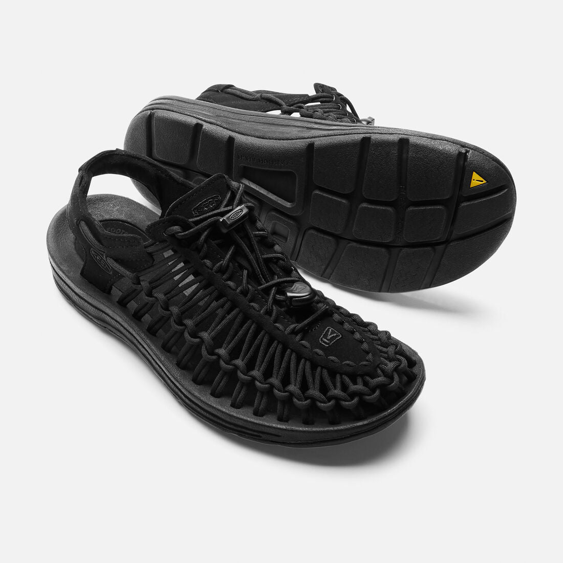 KEEN Men's Uneek Comfort Sandal - Black/Black