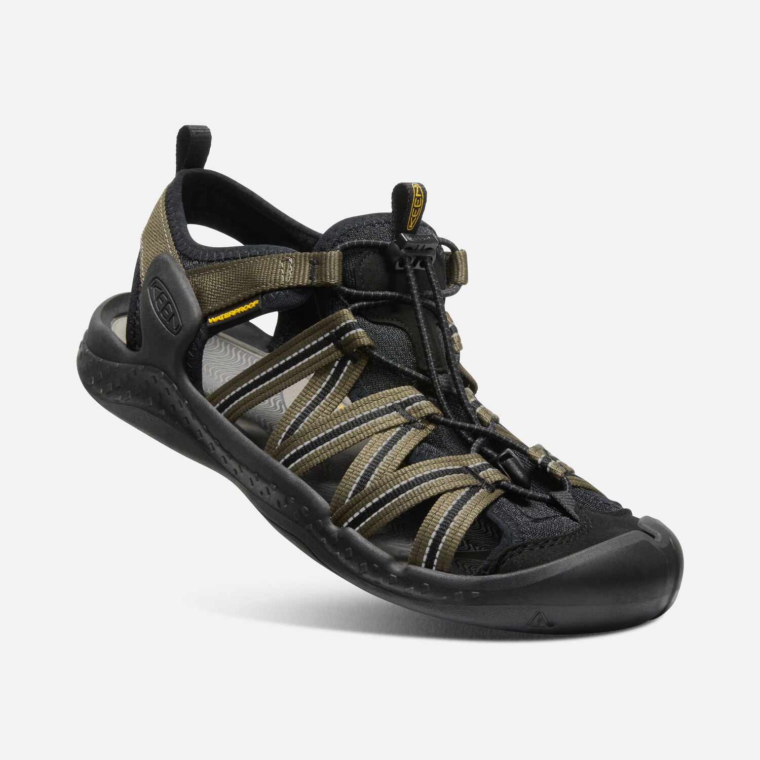 KEEN Men's Drift Creek H2 Sandal - Olive Black