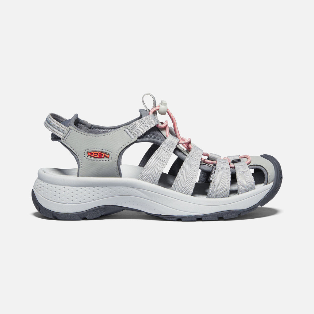 KEEN Women's Astoria West Sandal - Grey/Coral