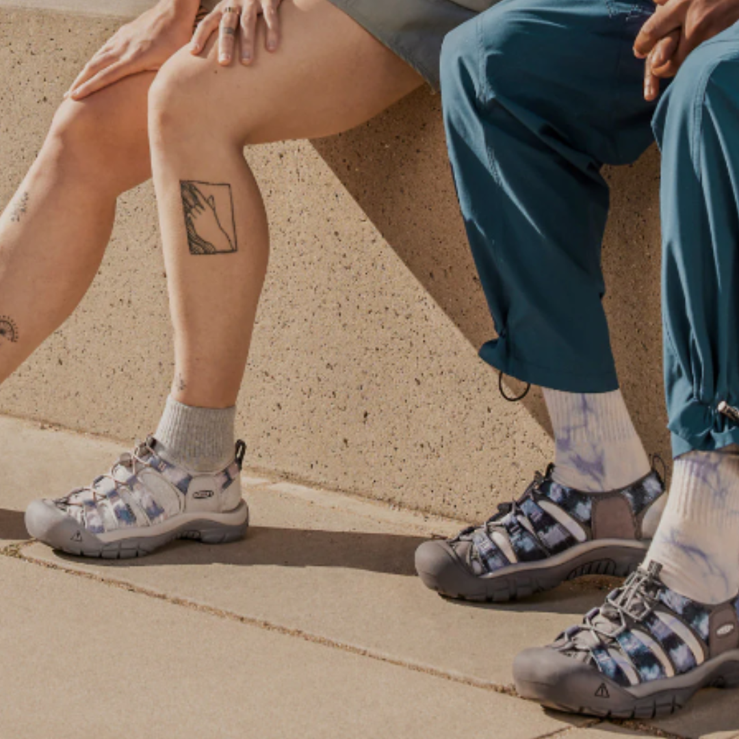 KEEN Women's Newport H2 Sandal - Fawn/Tie Dye