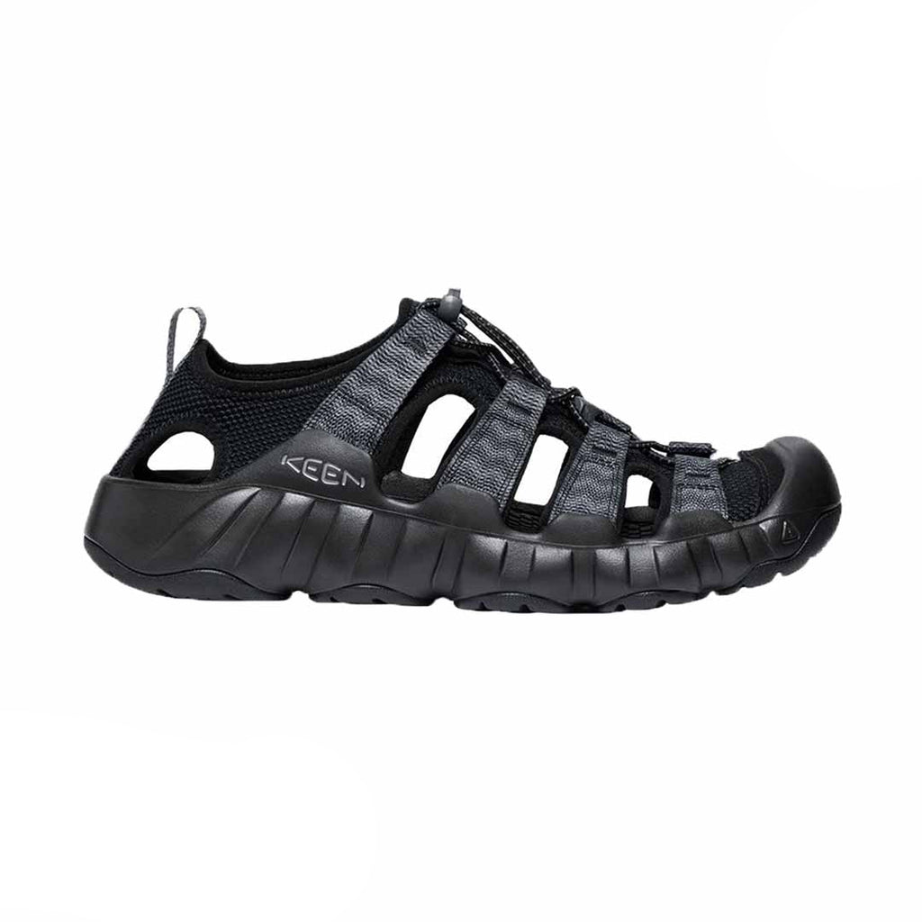KEEN Men's Hyperport H2 Hyper Comfort Sandals - Black/Steel Grey