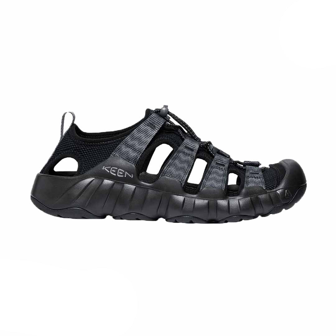 KEEN Men's Hyperport H2 Hyper Comfort Sandals - Black/Steel Grey