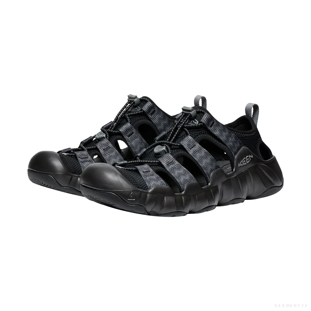 KEEN Men's Hyperport H2 Hyper Comfort Sandals - Black/Steel Grey