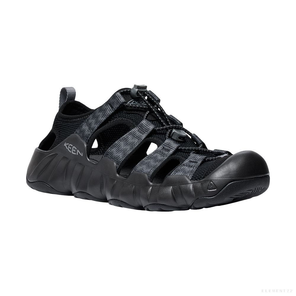 KEEN Men's Hyperport H2 Hyper Comfort Sandals - Black/Steel Grey