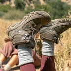 KEEN Women's Targhee III Mid Waterproof  - Magnet/Atlantic Blue