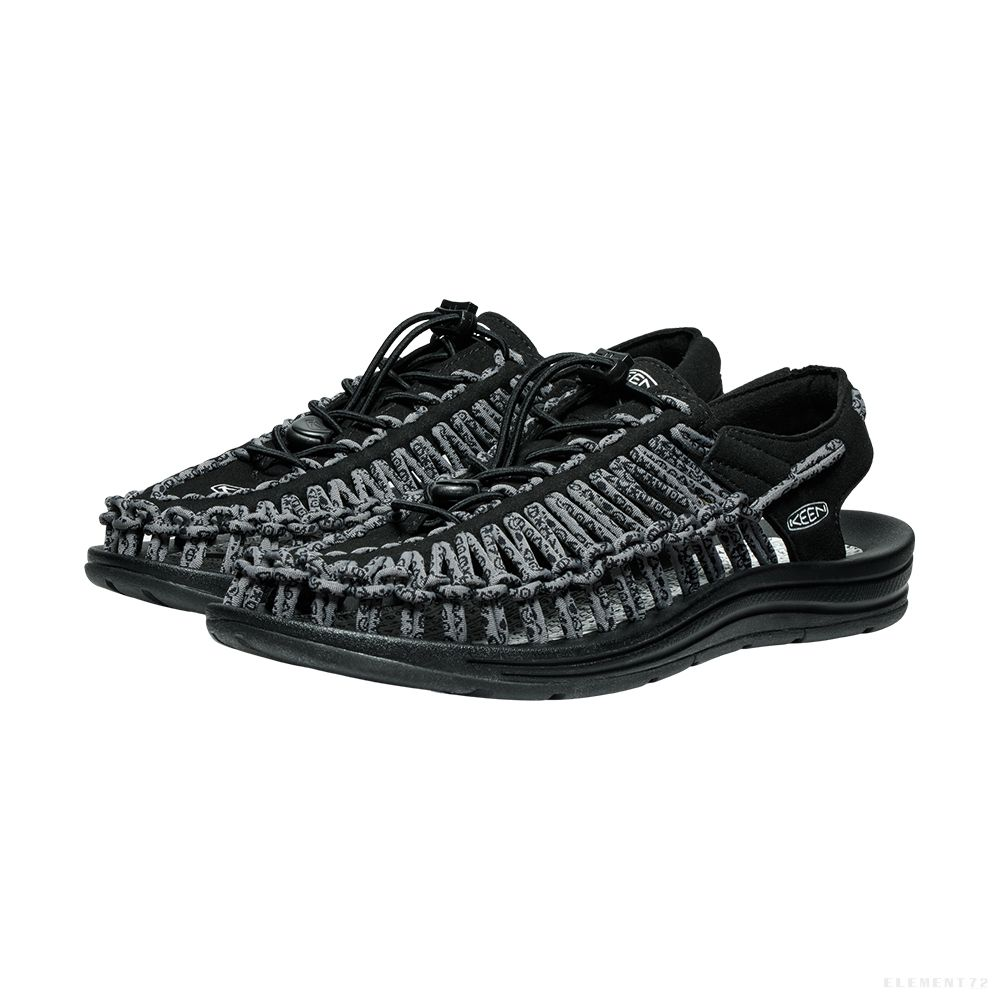KEEN Men's UNEEK Sneaker - Black/Alloy